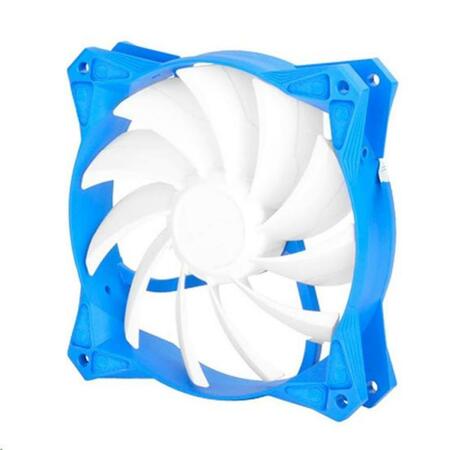 SILVERSTONE Mixed White Blade Design with Blue Frame FW122